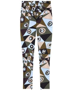 PUCCI Legging Met Occhi-Print - Wit