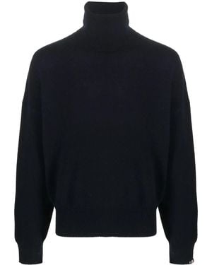 Extreme Cashmere Roll Neck Knitted Jumper - Blue