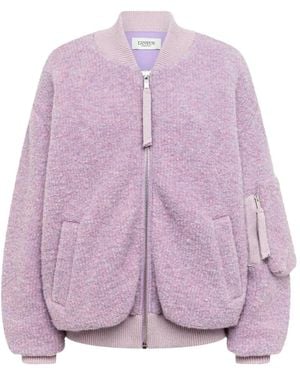 Laneus Bomber Con Zip - Viola