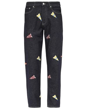 Les Deux Straight-Leg Jeans - Blue