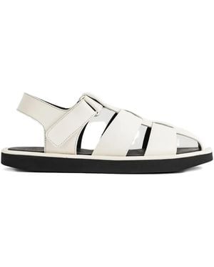 Studio Nicholson Fisherman Leather Sandals - White
