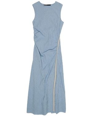 Bimba Y Lola Striped Maxi Dress - Blue