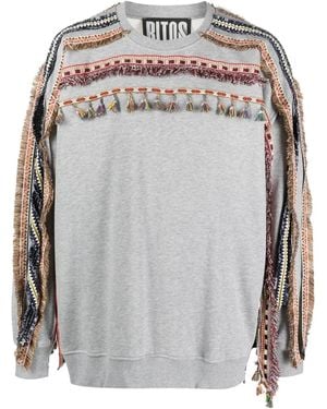 RITOS Tassel-Detail Sweatshirt - Grey