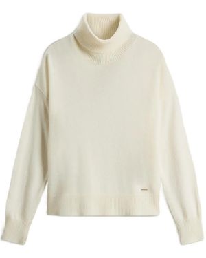 Woolrich Jersey Con Cuello Alto - Blanco