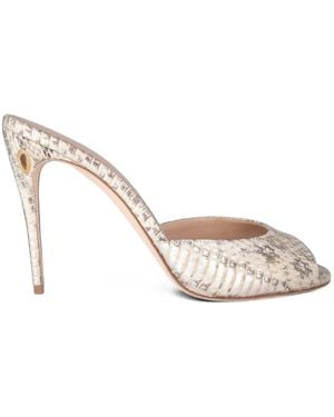 Jennifer Chamandi Guido Open-Toe Mules - White