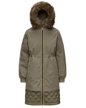 K-Way Fosca Parka Coat - Green
