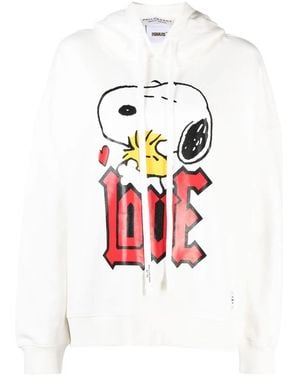 Philosophy Di Lorenzo Serafini X Peanuts Cartoon Hoodie - White