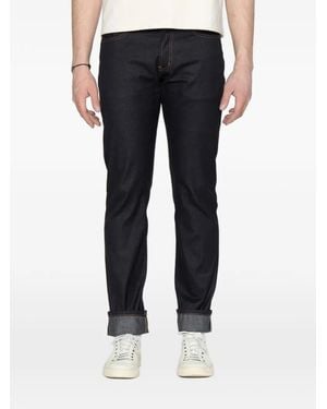 Naked & Famous Streamline Selvage-Jeans - Blau
