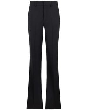 Philipp Plein Pantalones De Vestir Rectos - Negro