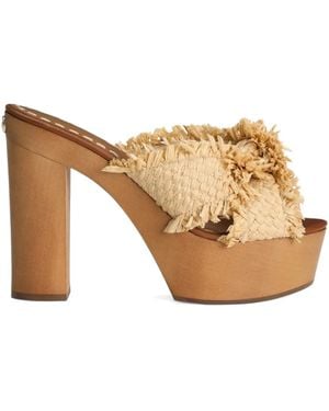 Dolce & Gabbana Platform Flip-Flops - Brown