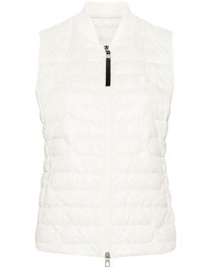 Moncler Gilet Imbottito Perille Trapuntato - Bianco