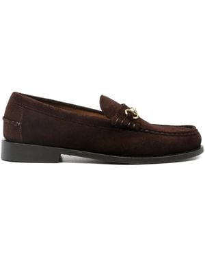 Sebago Horsebit Suede Loafers - ブラウン