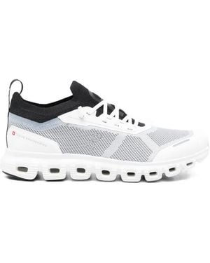 On Shoes Panelled Lace-up Trainers - White