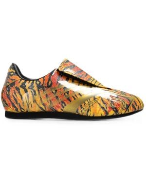 adidas Taekwondo F50 Tiger-Print Sneakers - Yellow