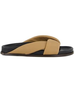 Emme Parsons Folded Sandals - Brown