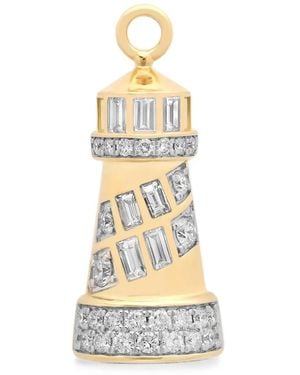 Sara Weinstock Lighthouse-Motif Diamond Pendant - White
