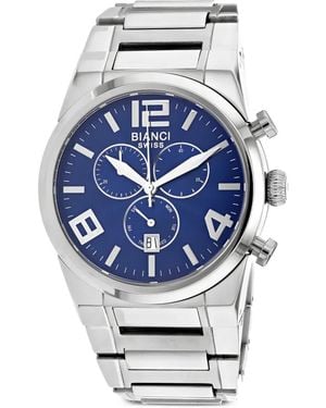 Roberto Bianci Rizzo 43Mm Watch - Blue