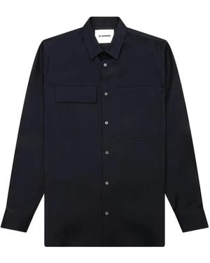 Jil Sander ポケット シャツ - ブルー
