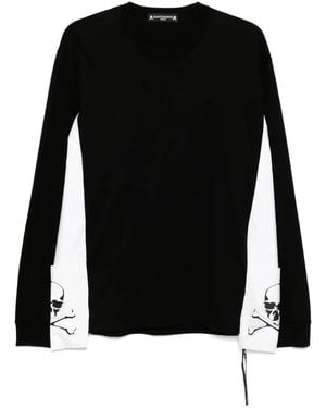 MASTERMIND WORLD Panelled T-Shirt - Black