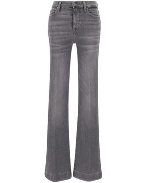 7 For All Mankind Cotton Jeans - Grey