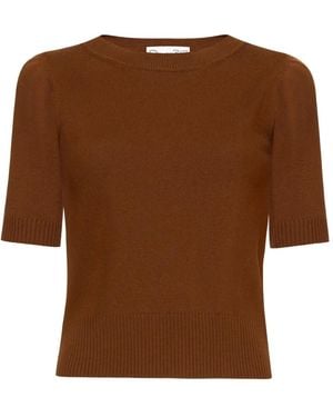 Oscar de la Renta Pullover Aus Schurwolle - Braun