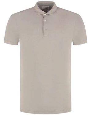 Fedeli Poloshirt mit kurzen Ärmeln - Grau