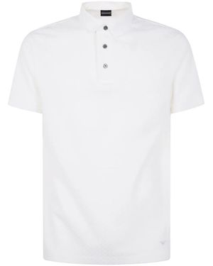 Emporio Armani ボタン ポロシャツ - ホワイト