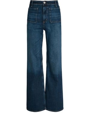 Citizens of Humanity Patch-Pocket Flared Jeans - Blue