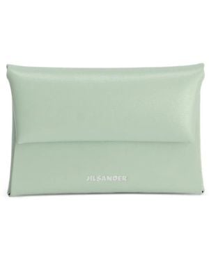 Jil Sander Folded Coin Purse - Green