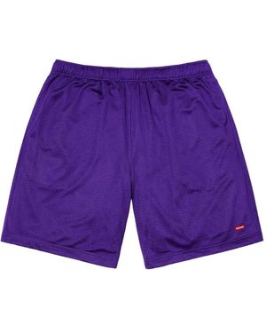 Supreme Small Box Shorts - Purple
