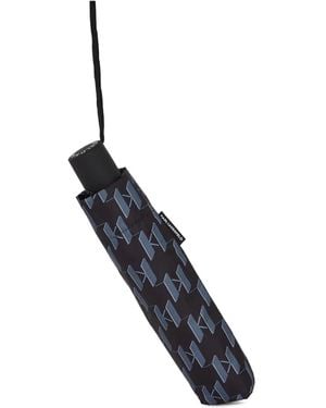KARL LAGERFELD Small Monogram Umbrella - Blue