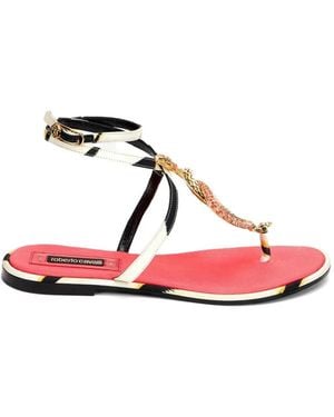 Roberto Cavalli Ray Of Paradise Sandals - Pink