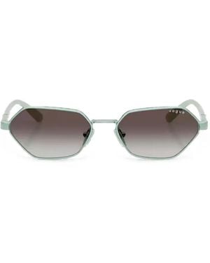 Vogue Eyewear Geometric-Frame Sunglasses - Green