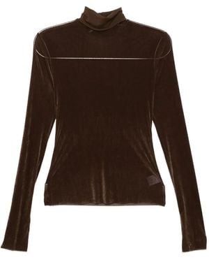 JNBY Turtle-Neck Top - Brown