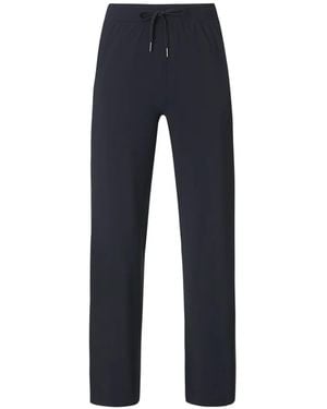 Sweaty Betty Explorer Side-Stripe Wide-Leg Track Trousers - Blue