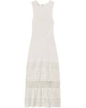 Twinset Crochet Dress - White