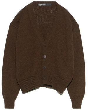 Bimba Y Lola Cardigan En Laine Foncé - Brown