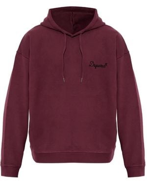 DSquared² Sudadera Con Capucha Y Logo Bordado - Rojo