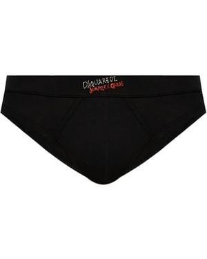 DSquared² ロゴ ショーツ - ブラック