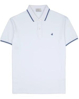 Brooksfield Poloshirt Mit Logo-Stickerei - Blau