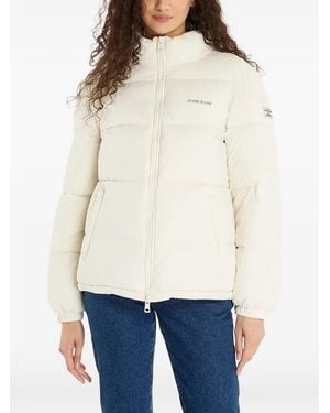 Guess Quilted Puffer Jacket - White