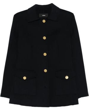 Arma Button-Fastening Jacket - Black