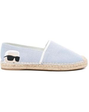 KARL LAGERFELD Alpargatas Kamini - Blanco