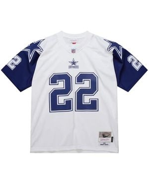 Mitchell & Ness X Nfl Dallas Cowboys 1994 Emmitt Smith T-Shirt - Blue