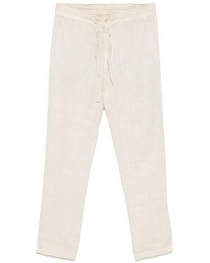 120% Lino ドローストリング パンツ - ホワイト
