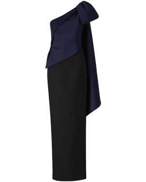 Roland Mouret リボンディテール ドレス - ブルー