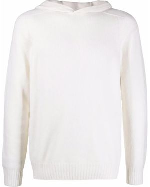 D4.0 Hoodie Aus Wolle - Weiß