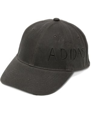adidas Embroidered-Logo Baseball Cap - Black