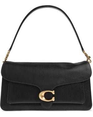 COACH Tabby Leather Tote Bag - Black