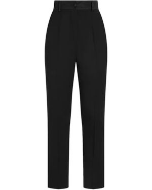 Dolce & Gabbana Bi-Stretch Twill Pants - Black
